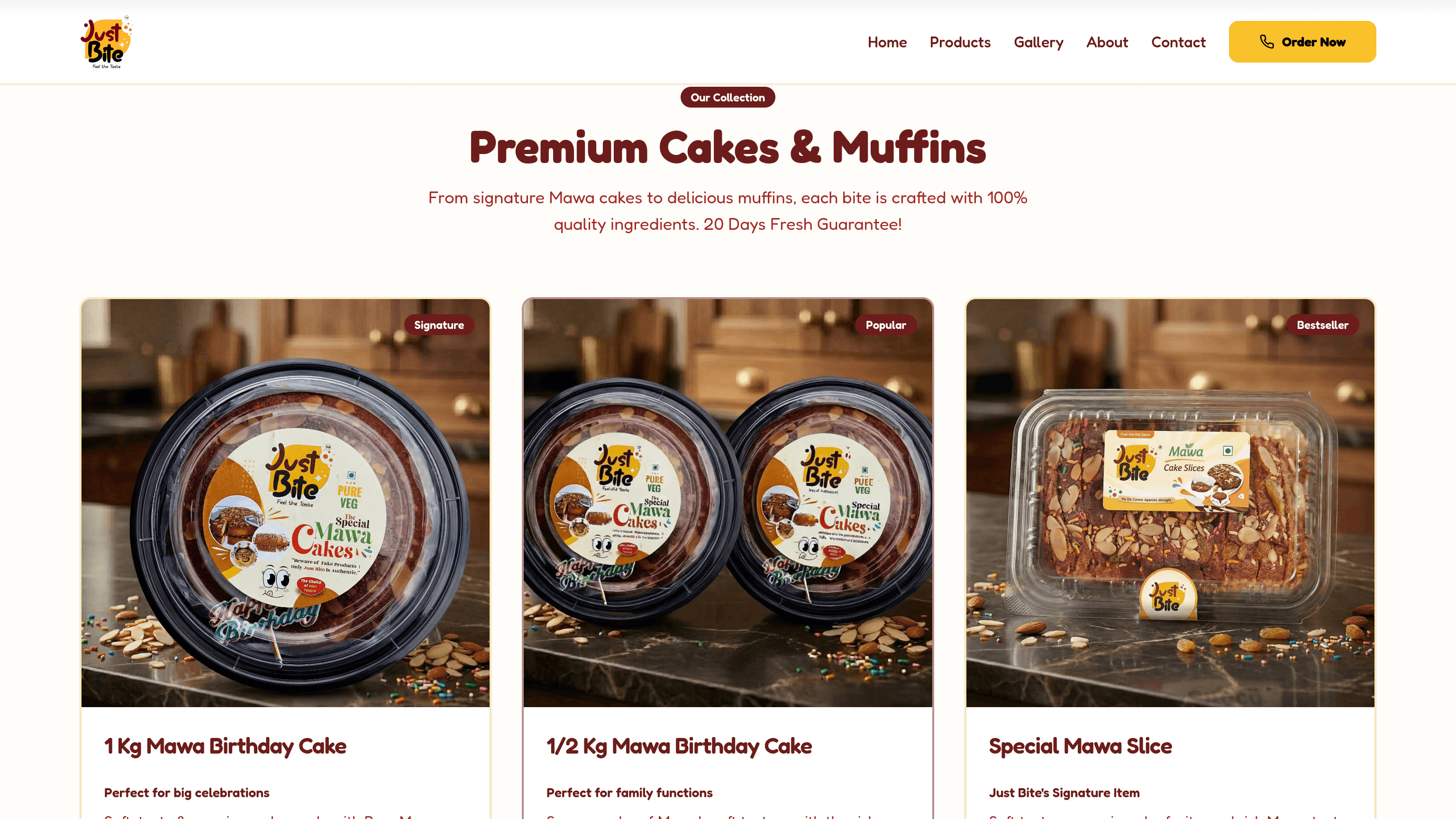 A gallery image for Just Bite Cakes