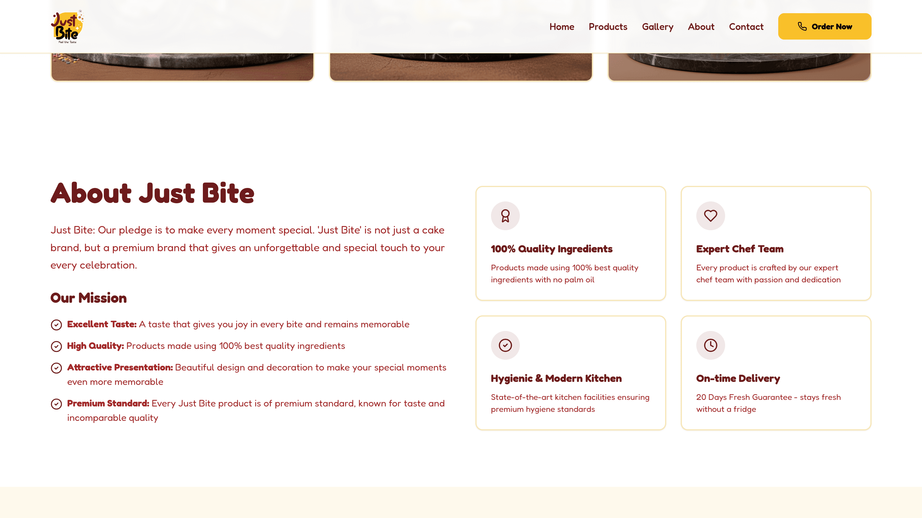 A gallery image for Just Bite Cakes