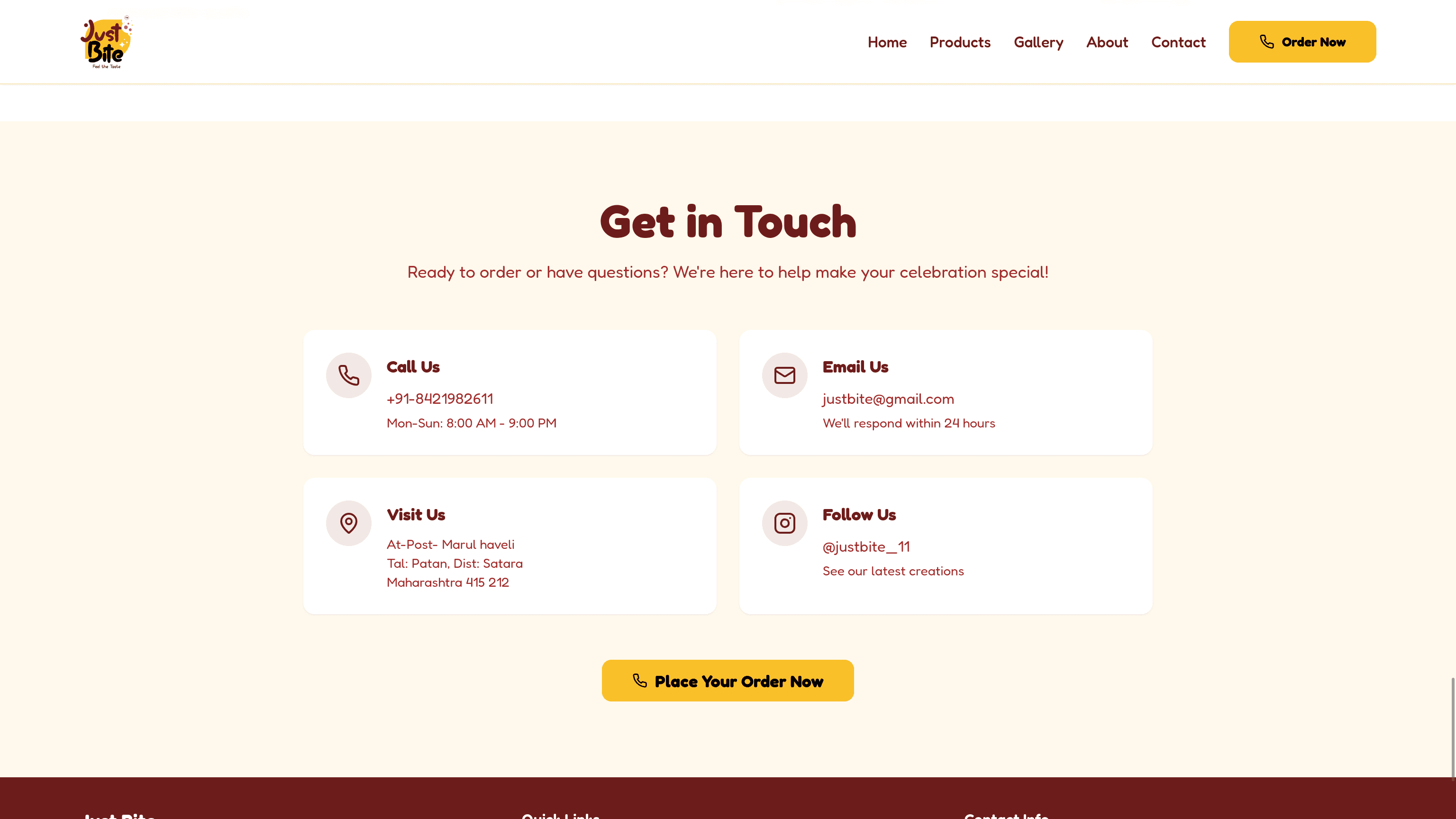 A gallery image for Just Bite Cakes