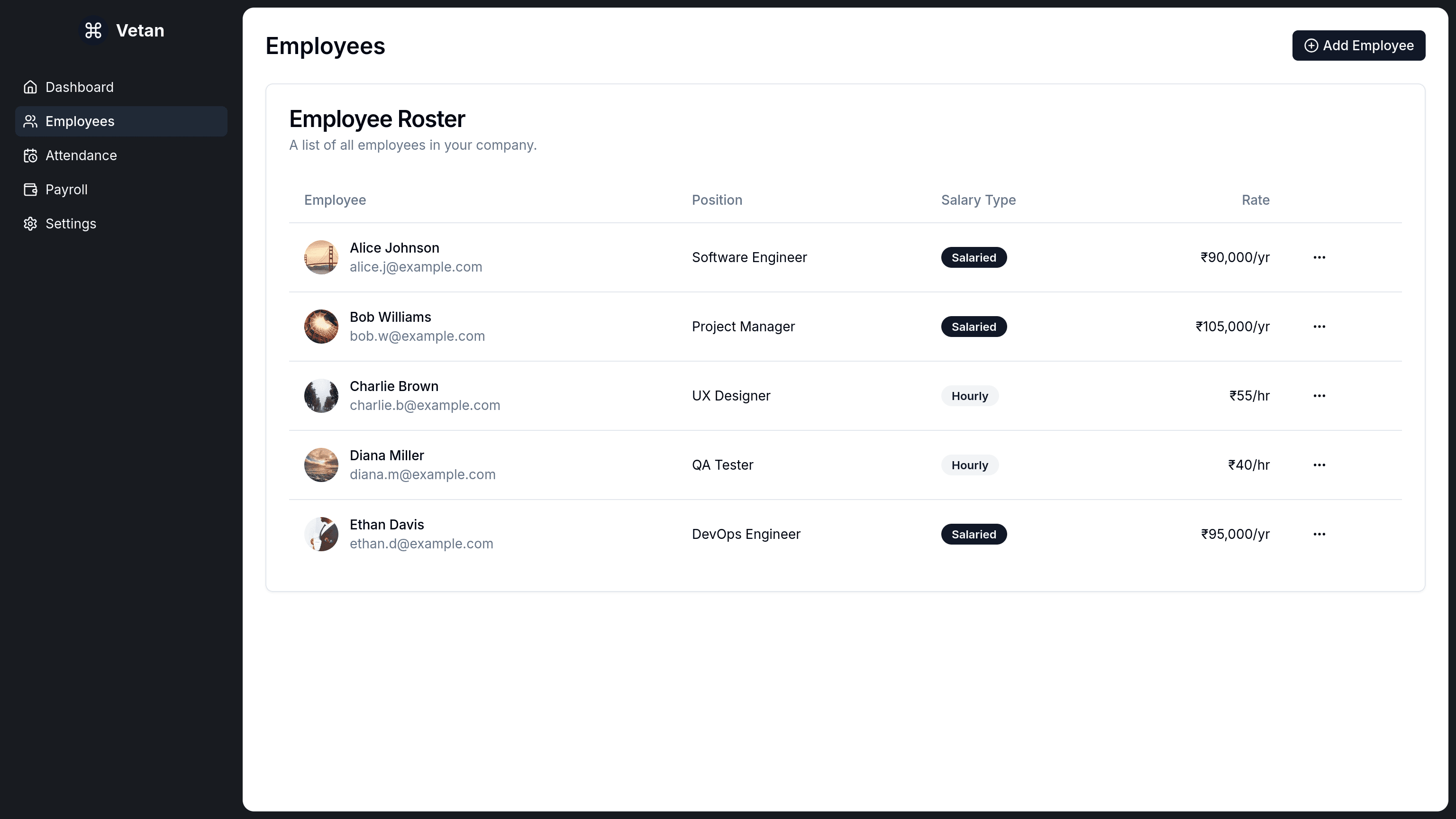 Vetan App Screenshot 2